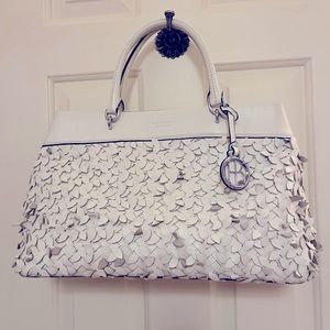 NWT Rare Limited Edition Henri Bendel Confetti Large Leather Tote Bag.